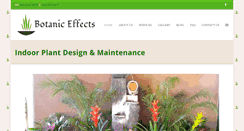 Desktop Screenshot of botaniceffects.com